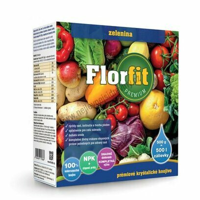 Hnojivo krystalické Florfit Premium - Zelenina 500g